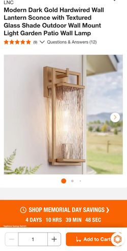 Outdoor wall sconce