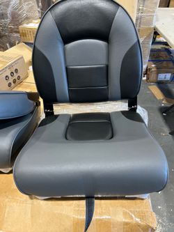 (ONLY ONE ) High Back Boat Seats, Folding Boat Seat with Stainless Steel Screws