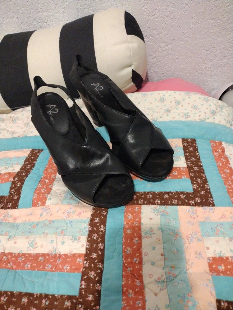 Black Wemons A2 By Aerosoles Size 7