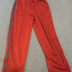 Athletic works, sweatpants,red, medium 