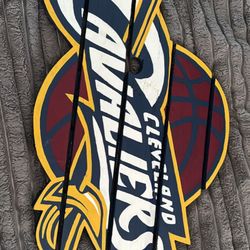 Wooden cavs Sign 