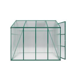 Newly marketed Gain height windproofaluminum greenhouse 6x8 FT Polycarbonate Greenhouse Raised Base and Anchor Aluminum Heavy Duty Walk-in Greenhouses