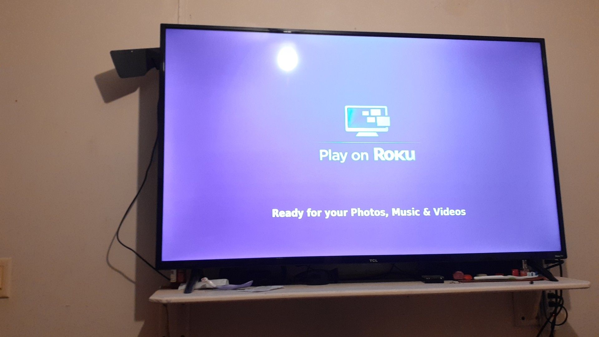 4k Roku tcl 55" tv