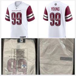 Chase Young Washington Commanders Nike Game Jersey - White