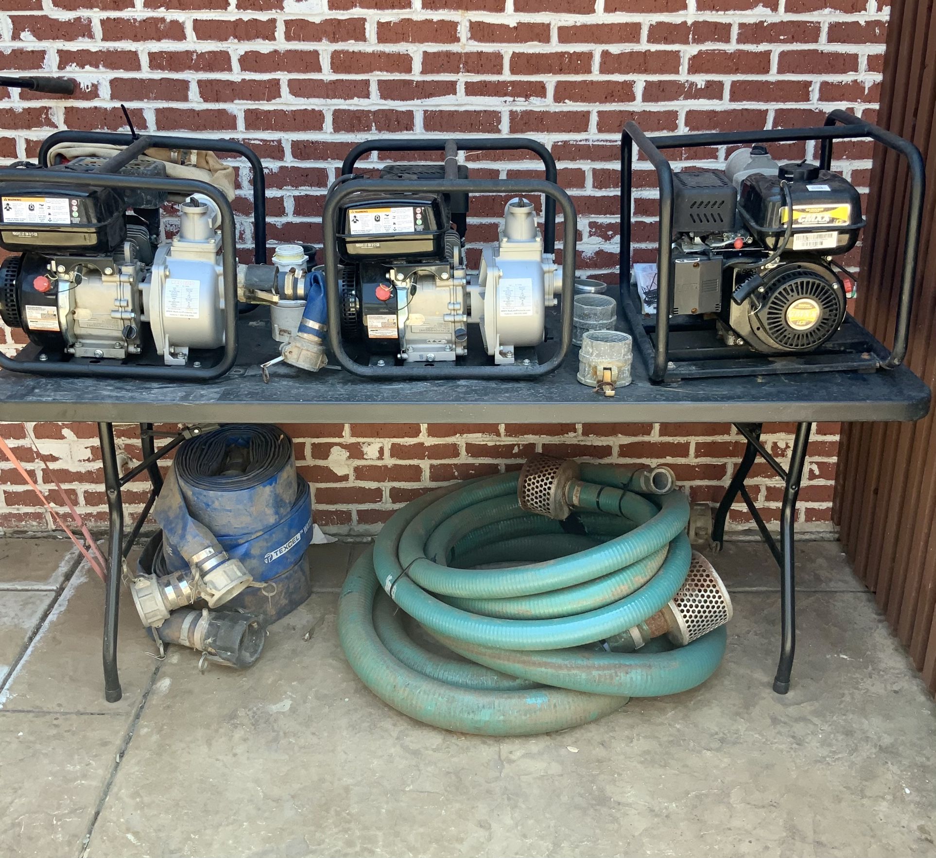 (3) CMXX COMMERCIAL WATER PUMPS PURCHASED FROM TRACTOR SUPPLY, EXCELLENT CONDITION