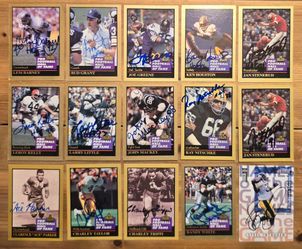 SIGNED HALL OF FAME FOOTBALL CARDS!