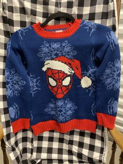 Kid’s Spider-Man Holiday Sweater