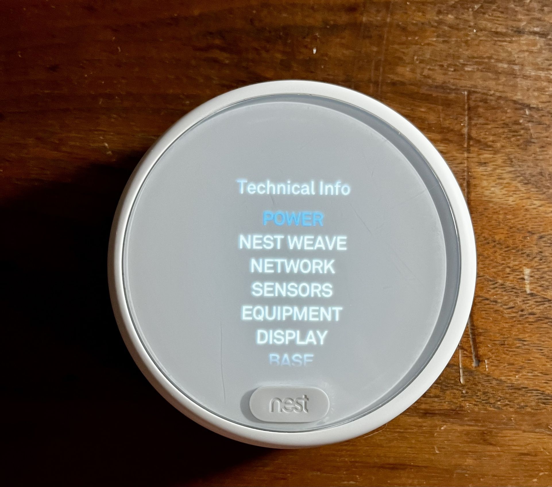 Google Nest Thermostat E A0063 Color LCD Wi-Fi Smart Programmable Thermostat W Wiring Base & Wall Plate!