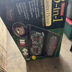 Casino house Three In One Blackjack Roulette Craps Set