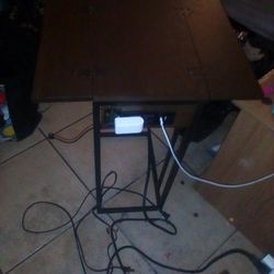 Personal Dining Table w/ Plug Ins USB & Reg. Plug