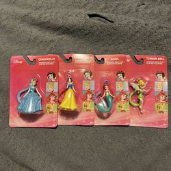 Disney Princess Keychain/Bag Clips (4)