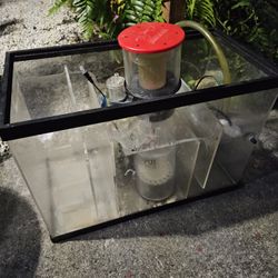 Fish Tank Sump, Skimmer, and Return Pump
