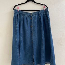 Vintage Classic Elements Denim Skirt
