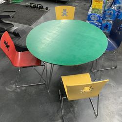 Kids Table With Four Chairs 