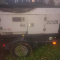 WACKER NEUSON 20KW PORTABLE GENERATOR G25
