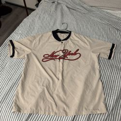 New York Jersey Button Up 