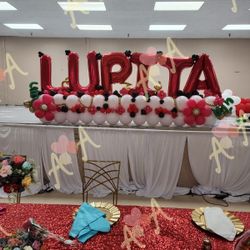 Name Balloons Arrangement 