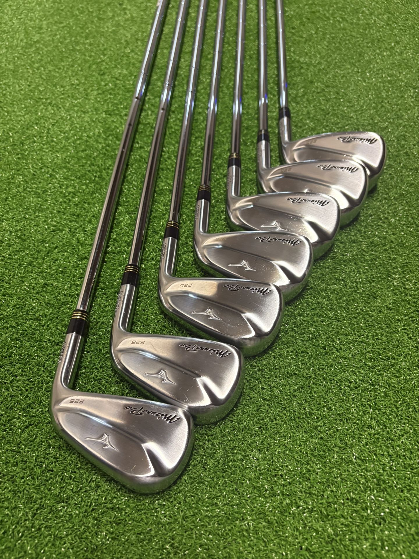 Mizuno Pro 225 Iron Set GW, Clubs, Stiff Shafts
