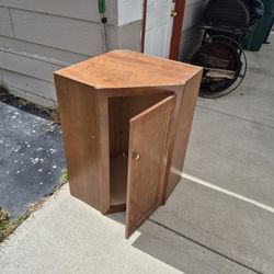 Wooden Corner Cabinet