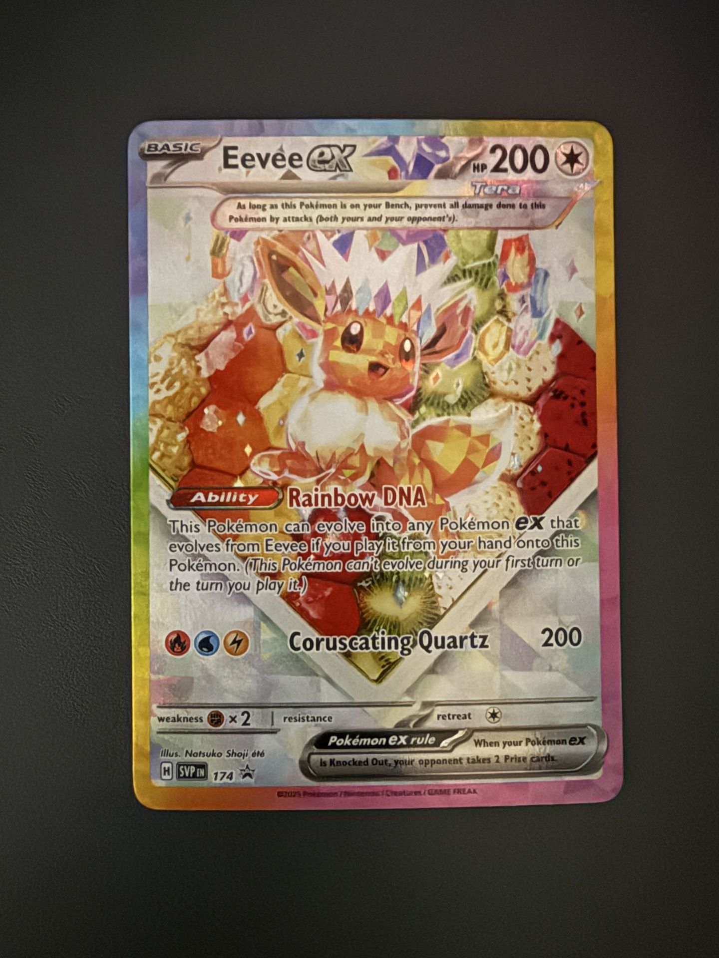Eevee ex - 174 - SV: Scarlet & Violet Promo Cards (SVP) PRISMATIC
