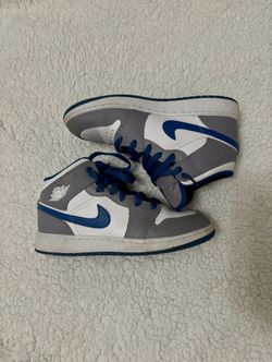 Youth Jordan 1s Blue And Grey