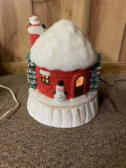 Ceramic Christmas Dome And Church