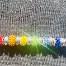 Handmade Charm Bracelet, Pandora-esque, Valentines Day