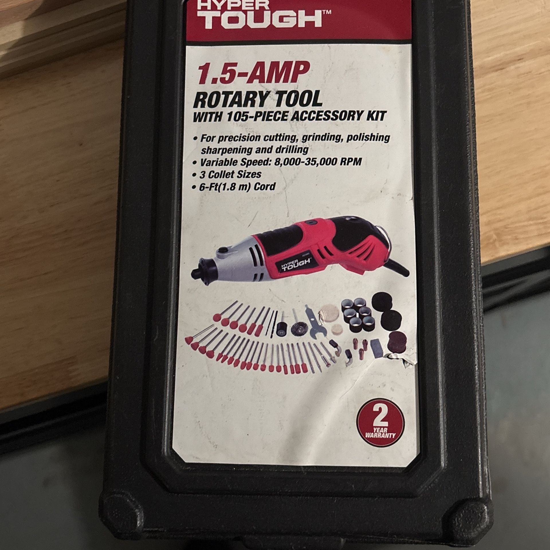 1.5 Amp Hyper Tough Rotary Tool