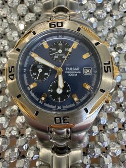 Pulsar Chronograph  Two-Tone Watch