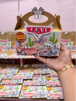 Lightning McQueen Candy Boxes