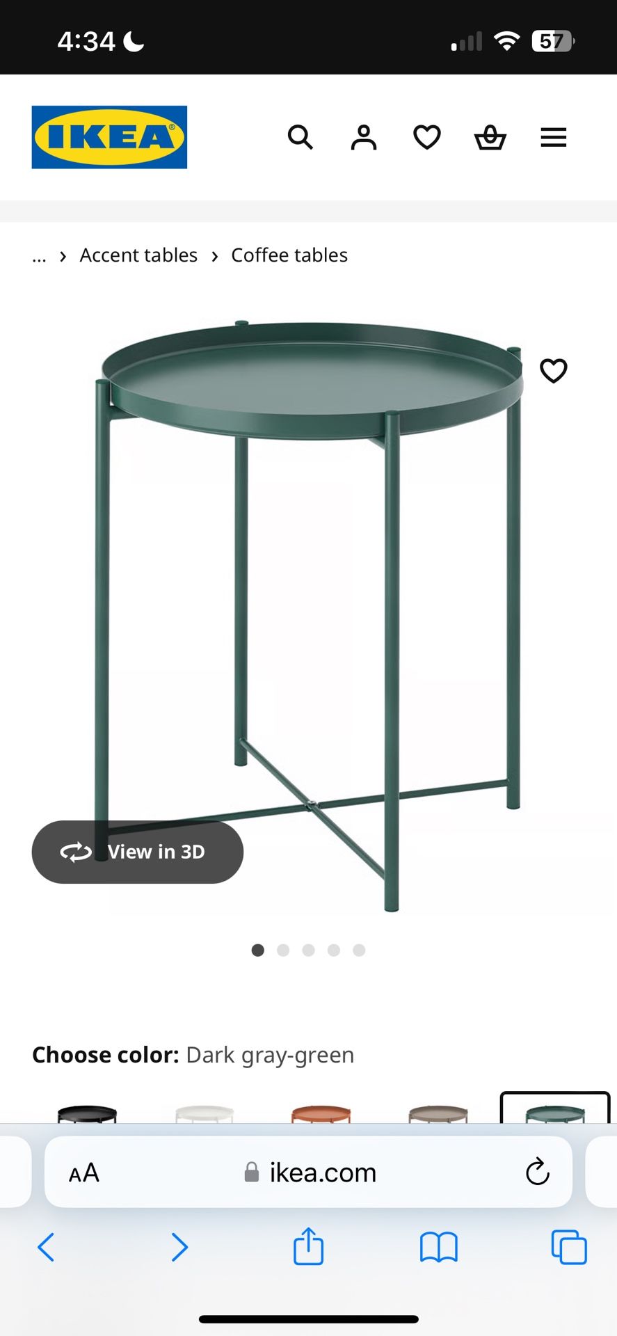 IKEA Coffee Table, Tray Table,