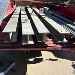 4-galvanized I Beams 