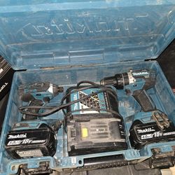 Makita Driver and Impact Drill Set 