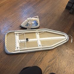 Iron And Mini Ironing Board 