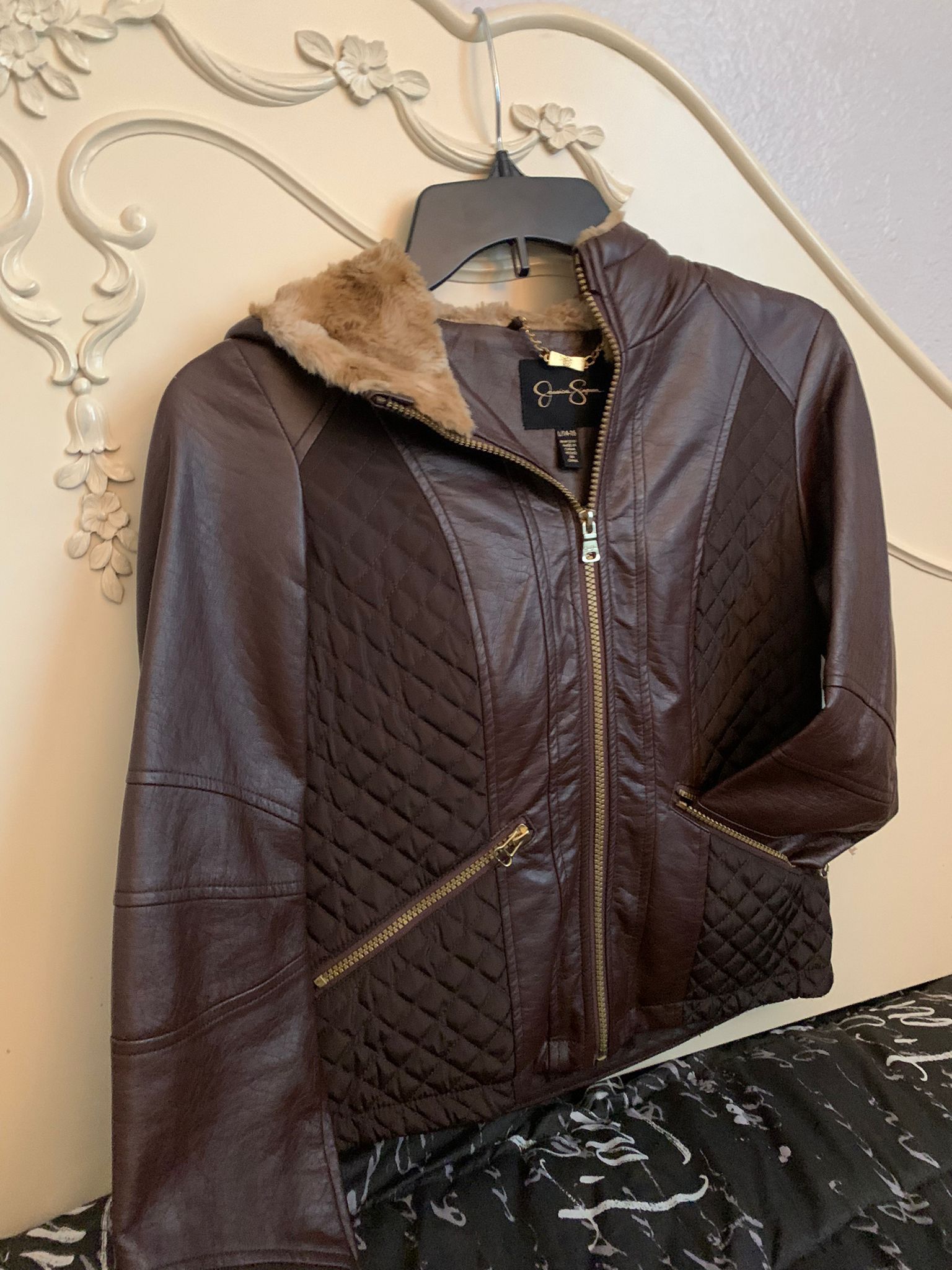 Chamarra Café Jessica Simpson Size L 14-16