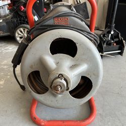 RIDGID K-375 DRAIN CLEANING MACHINE 115V 6.7A 200RPM W/ FOOT SWITCH