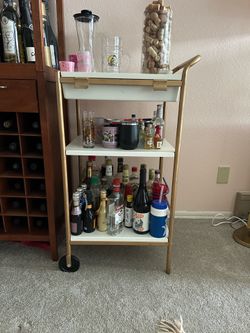 IKEA rolling bar cart