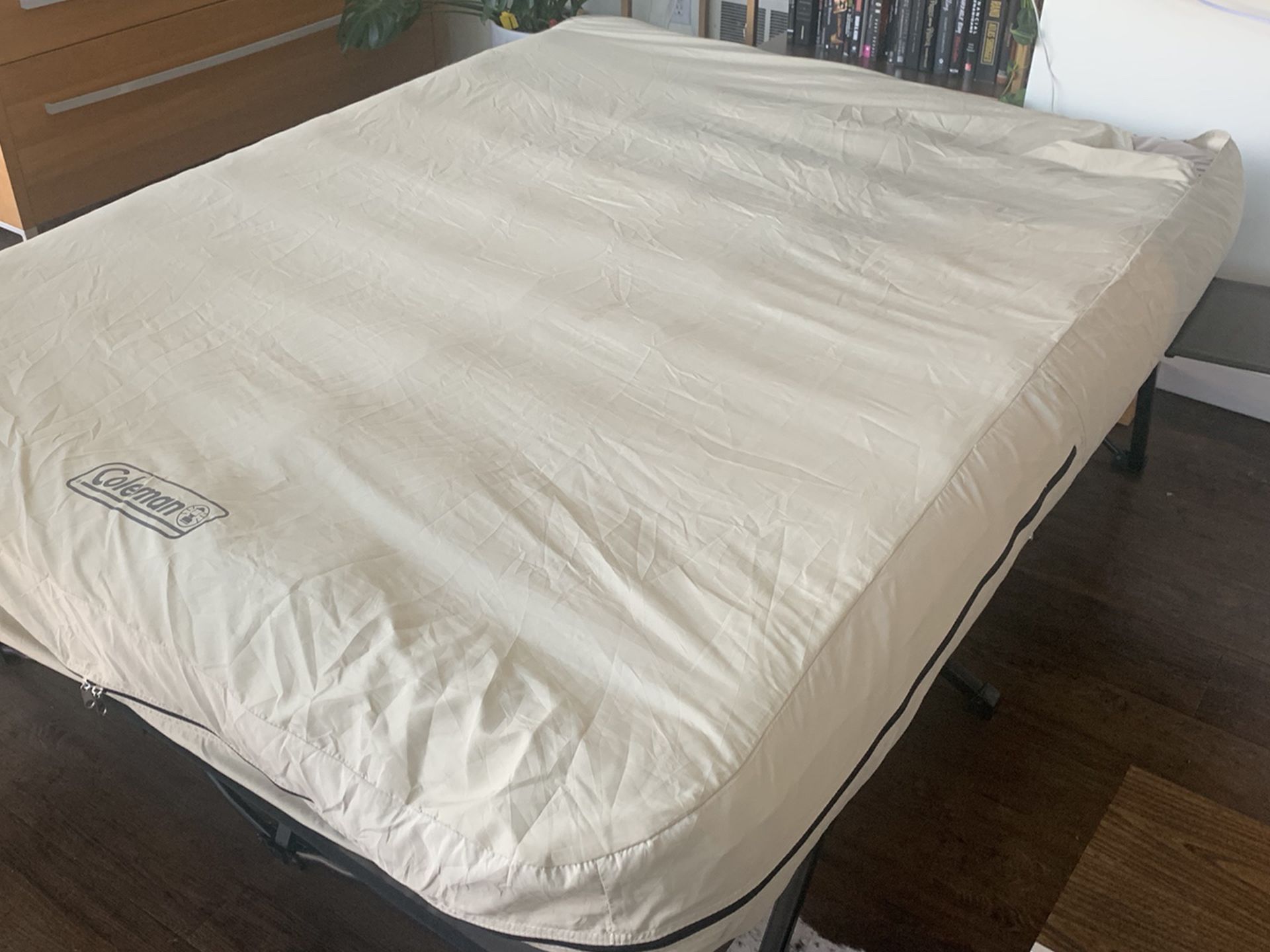 Coleman Double Cot And Air Mattress