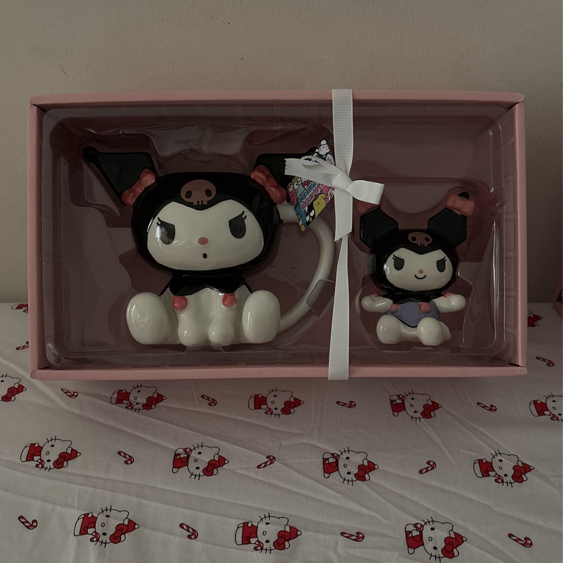 Kuromi Blue Sky Mug & Figurine Set