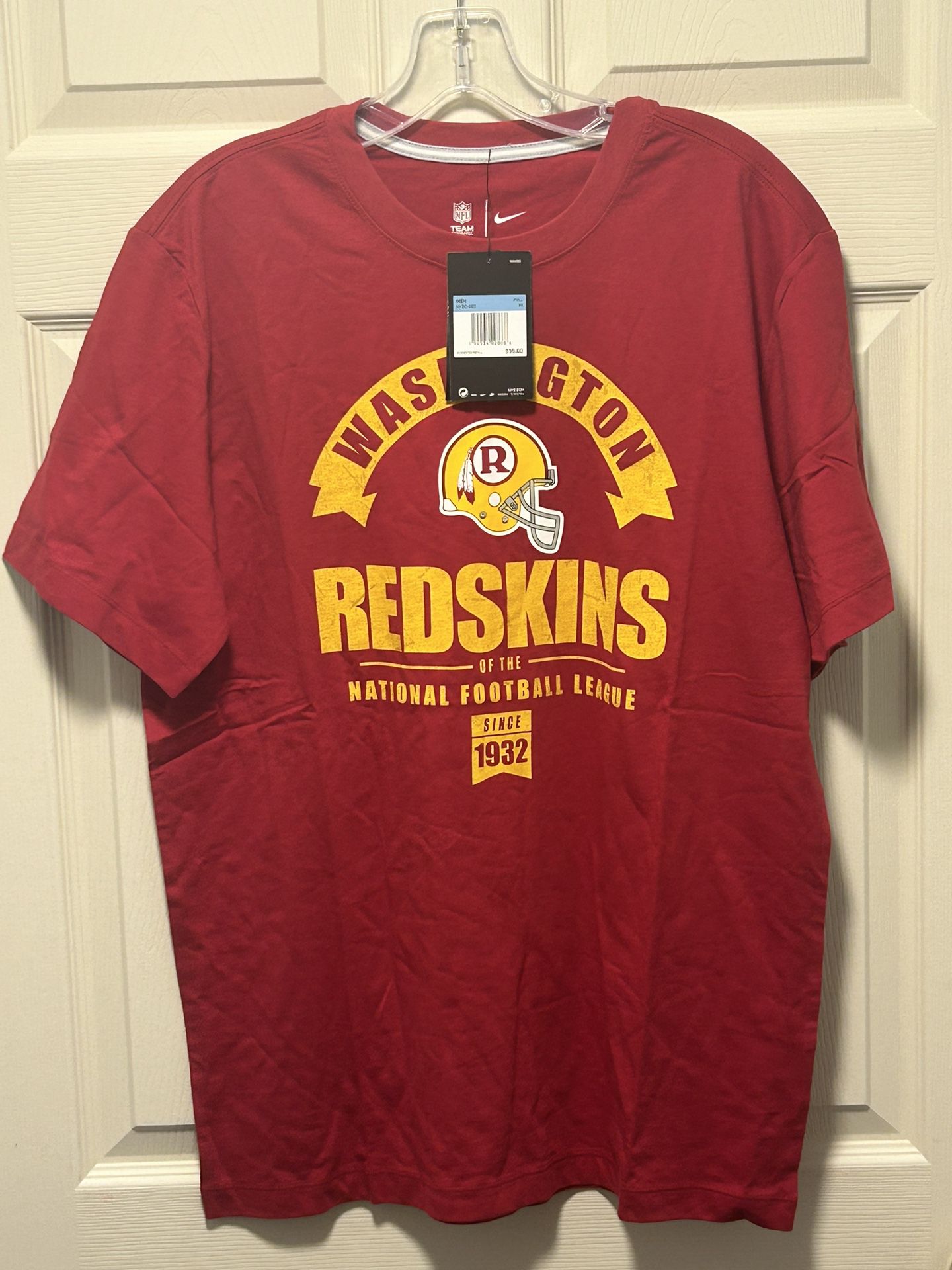 Nike Washington Redskins Nike Tee Shirt Red Size Medium NFL NWT