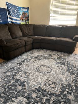Dark Brown 3 piece sectional