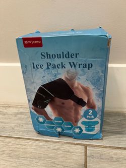 Comfytemp Shoulder Ice Pack Wrap, 2 Gel Packs+1 Brace, FSA Standard