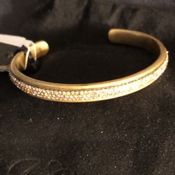 Tricolor Crystal Cuff