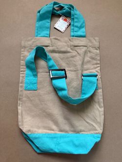 Wear it 2 ways brand, blue or orange color, shoulder or hand bags, $5.00 each