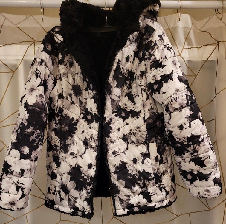 Justice Reversible Puffer Coat/jacket