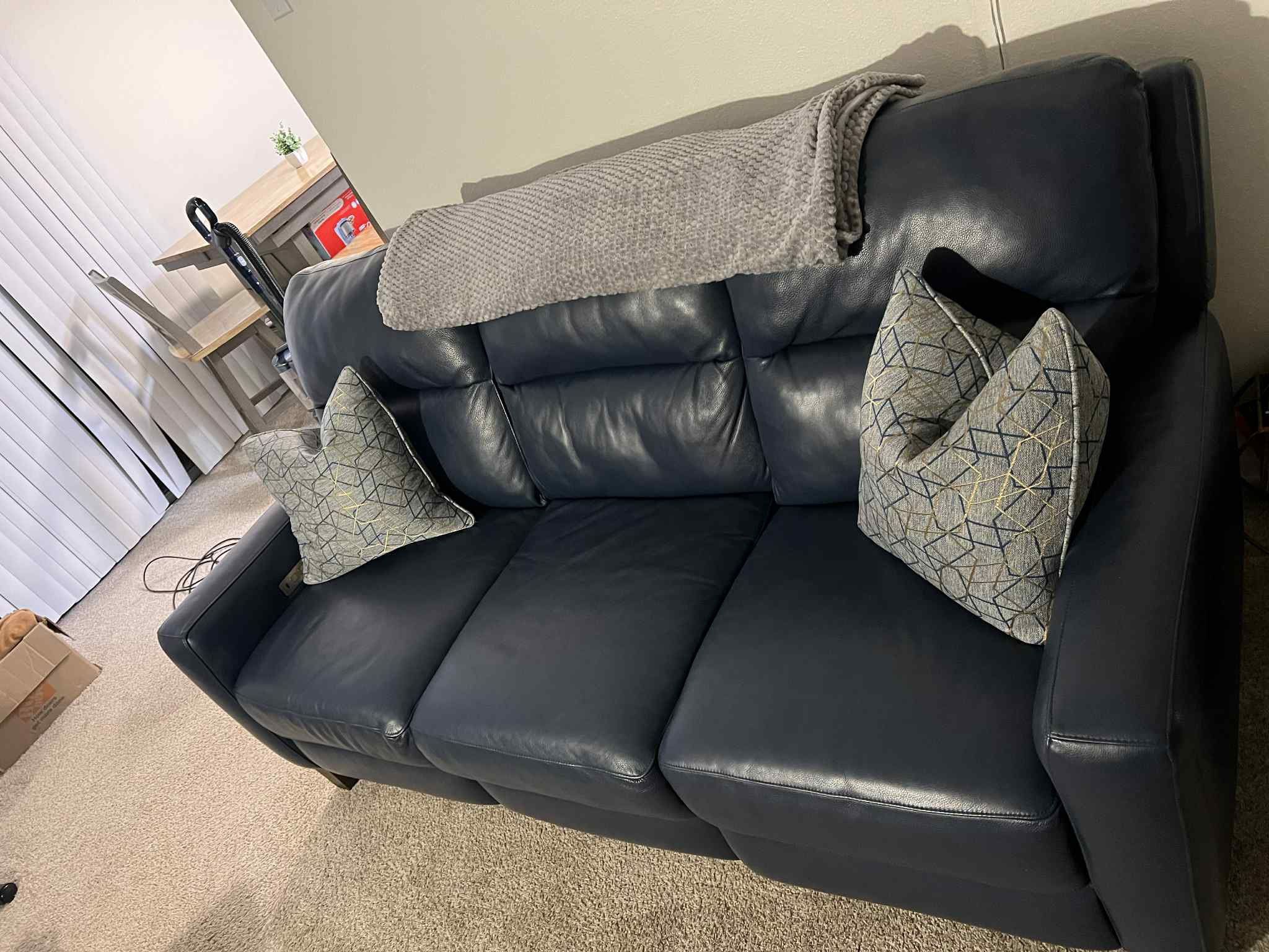Leather Couch Set