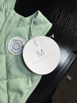 Quilted Mint Green Sleeveless Sleep Sack for Babies 6-12months