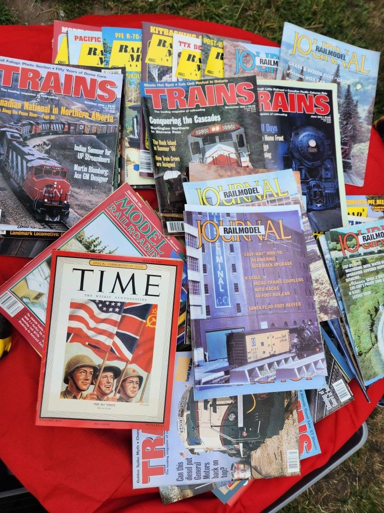 Model Railroader Magazines All For $20