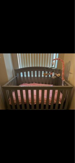 Crib with mattress
