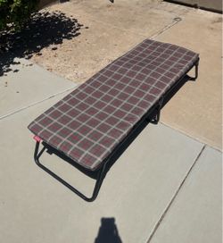 Coleman Folding Camping Cot with Cushion